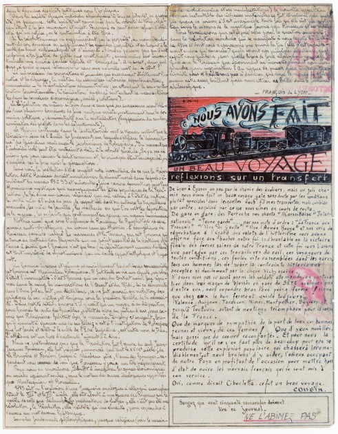 Journal clandestin de la prison d'Eysses, 1943