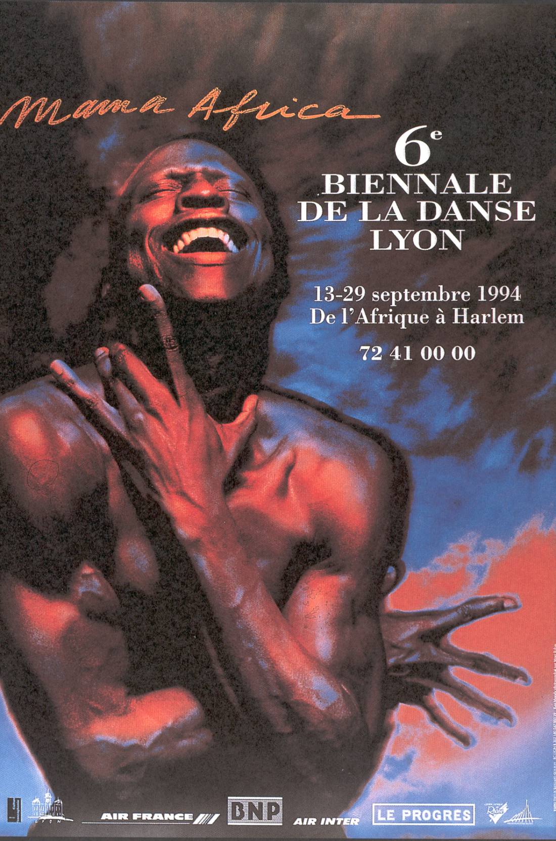 Affiche Biennale de la danse 1994