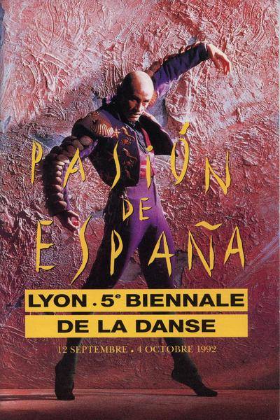 Affiche Biennale de la danse 1992
