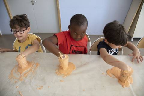 Atelier moulages avec Ugo Schiavi