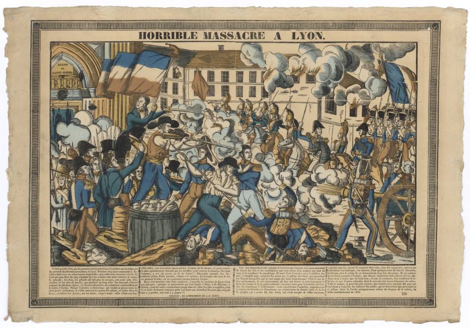 Horrible massacre à Lyon, JP Clerc, inv. 54.458, musée d’histoire de Lyon - Gadagne